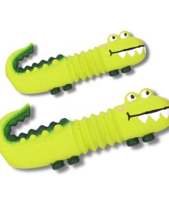 Jouet Lézard Vert avec Organe Sonore en Latex pour Chiens – Bud&rsquo;z