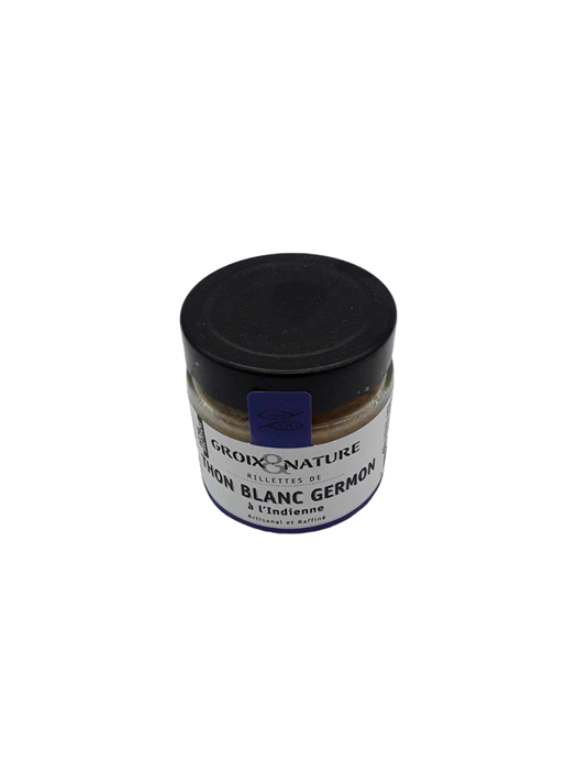 Groix & Nature Rillettes de Thon Blanc Germon à l’Indienne 100g – Image 2
